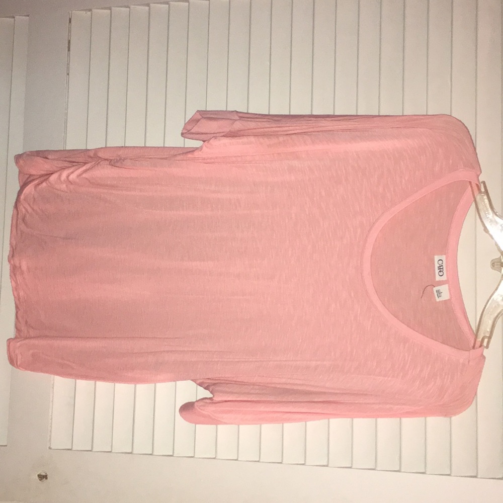 Peach blouse, large